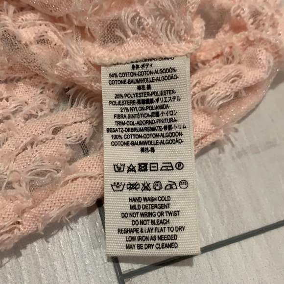 Free people sheer pink boho top - Picture 15 of 17